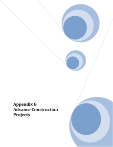 Appendix G Advance Construction Projects