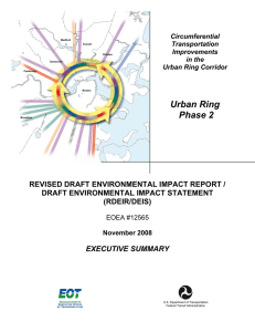 Urban Ring Phase 2 REVISED DRAFT ENVIRONMENTAL IMPACT REPORT /