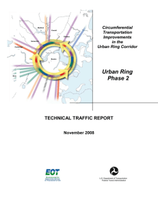 Urban Ring Phase 2  TECHNICAL TRAFFIC REPORT