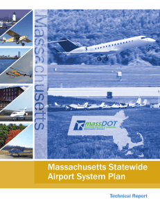 Massachusetts Statewide Airport System Plan Technical Report