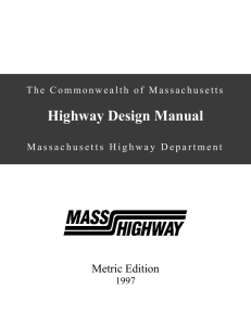 Highway Design Manual