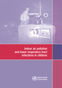 Indoor air pollution and lower respiratory tract infections in children