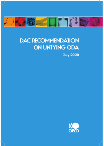 DAC ReCommenDAtion on Untying oDA  July 2008