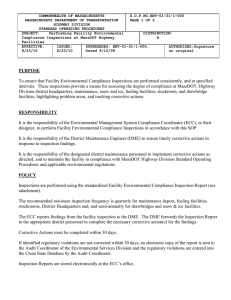 COMMONWEALTH OF MASSACHUSETTS S.O.P.NO.ENV-01-31-1-000 MASSACHUSETS DEPARTMENT OF TRANSPORTATION PAGE 1 OF 2