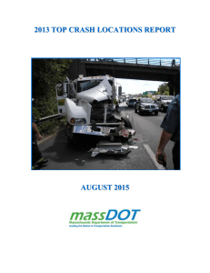 2013 TOP CRASH LOCATIONS REPORT AUGUST 2015