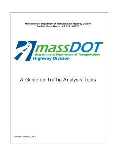 A Guide on Traffic Analysis Tools Revised October 5, 2012