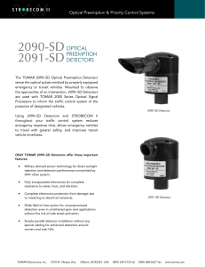 2090-SD 2091-SD OPTICAL PREEMPTION
