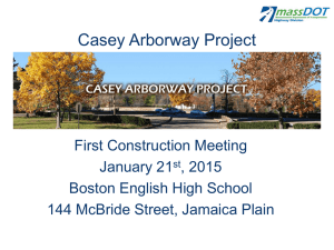 Casey Arborway Project