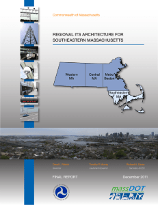 REGIONAL ITS ARCHITECTURE FOR SOUTHEASTERN MASSACHUSETTS FINAL REPORT December 2011