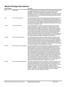 Market Package Descriptions