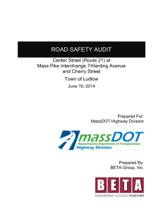 ROAD SAFETY AUDIT  Center Street (Route 21) at
