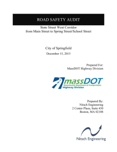 ROAD SAFETY AUDIT State Street West Corridor