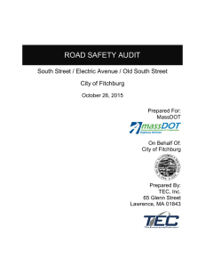 ROAD SAFETY AUDIT City of Fitchburg
