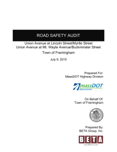 ROAD SAFETY AUDIT