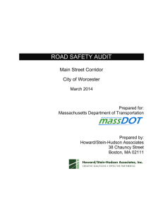 ROAD SAFETY AUDIT  Main Street Corridor City of Worcester