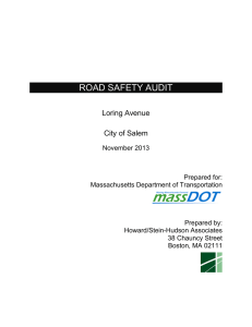 ROAD SAFETY AUDIT  Loring Avenue City of Salem