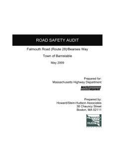ROAD SAFETY AUDIT Falmouth Road (Route 28)/Bearses Way Town of Barnstable