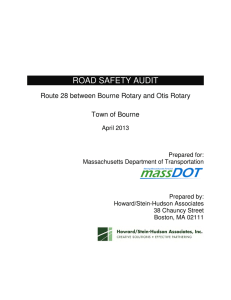ROAD  SAFETY  AUDIT  Town  of  Bourne