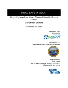 ROAD SAFETY AUDIT King’s Highway from Mount Pleasant Street to Church Street