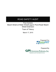 ROAD SAFETY AUDIT  Five Corners