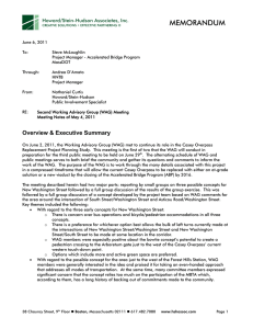 MEMORANDUM Howard/Stein-Hudson Associates, Inc.