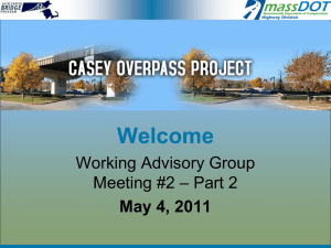 Welcome Working Advisory Group – Part 2 Meeting #2