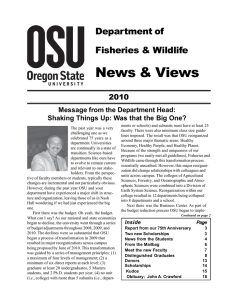 News &amp; Views Department of Fisheries &amp; Wildlife 2010