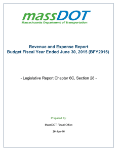 Revenue and Expense Report