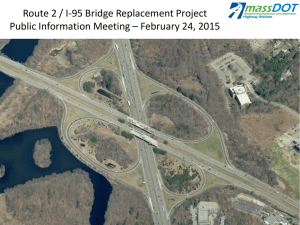 Route 2 / I-95 Bridge Replacement Project