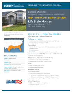 LifeStyle Homes High Performance Builder Spotlight Builders Challenge