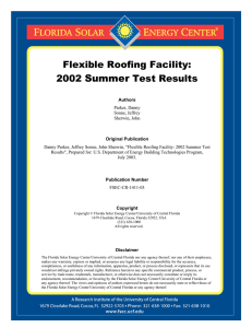 Summer  Flexible Roofing Facility: 2002