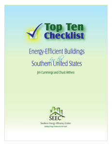 Energy-Efficient Buildings Southern United States for SEEC