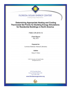 Determining Appropriate Heating and Cooling for Residential Buildings in North America