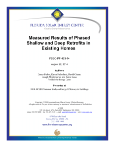 Measured Results of Phased Shallow and Deep Retrofits in Existing Homes