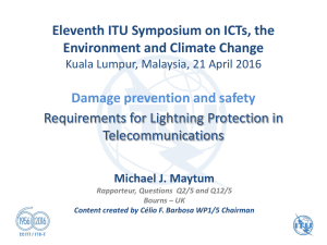 Eleventh ITU Symposium on ICTs, the Environment and Climate Change