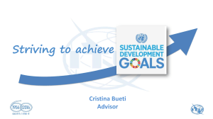 Striving to achieve Cristina Bueti Advisor