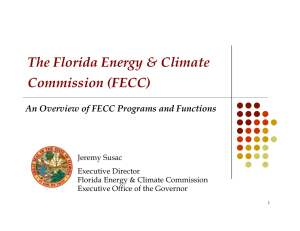 The Florida Energy &amp; Climate Commission (FECC)