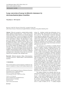 Large conversion of energy in dielectric elastomers by electromechanical phase transition