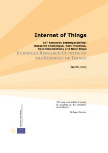 Internet of Things E R