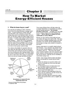 Chapter How To Market Energy-Efficient Houses 2