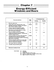 icient windows and Doors Chapter Energy-Eff