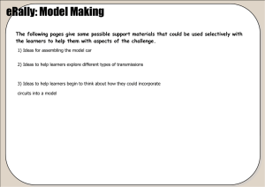 eRally: Model Making