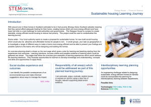 Sustainable housing Learning Journey Introduction  v