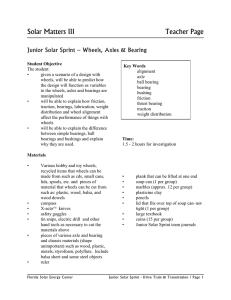 Solar Matters III  Teacher Page