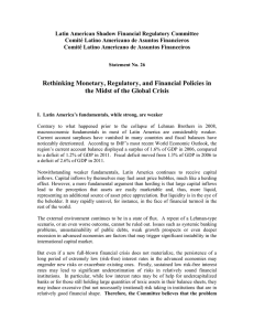 Latin American Shadow Financial Regulatory Committee