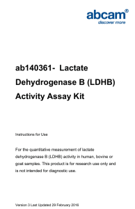 ab140361-  Lactate Dehydrogenase B (LDHB) Activity Assay Kit