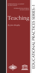 Teaching PRACTICES SERIES–1 TIONAL EDUCA