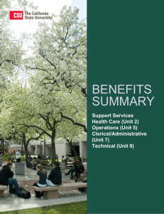 BENEFITS SUMMARY