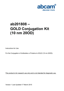 ab201808 – GOLD Conjugation Kit (10 nm 20OD)