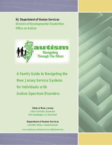A Family Guide to Navigating the New Jersey Service Systems